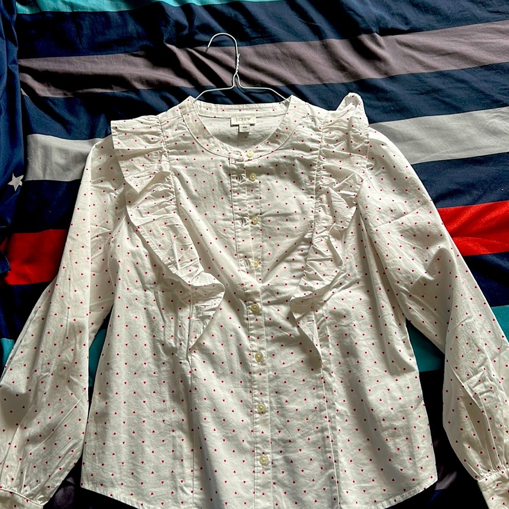 Jcrew XS button down SHIRT NEW NO TAGS